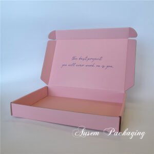 Customizing Pink Mailer Box