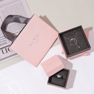 Pink Custom Jewelry Set Box