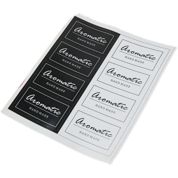 Customized Rectanglular Lable Sticker - Image 3