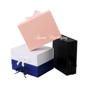 Foldable Gift Ribbon Box