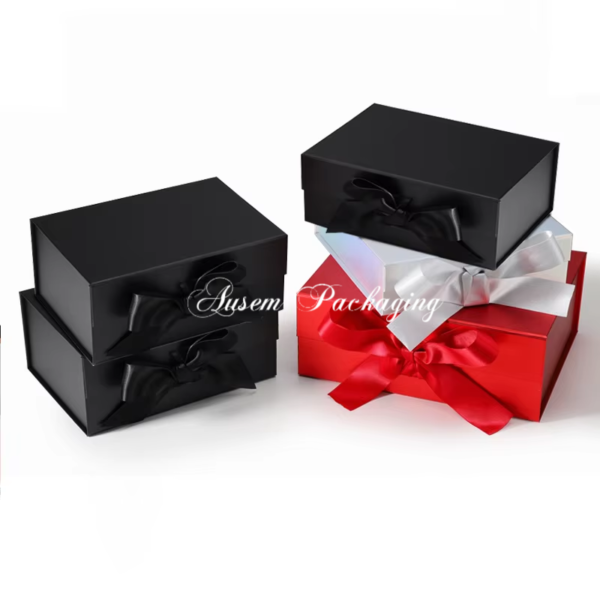 Magnetic Ribbon Box Foldable Gift Box - Image 3