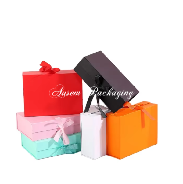 Magnetic Ribbon Box Foldable Gift Box - Image 4