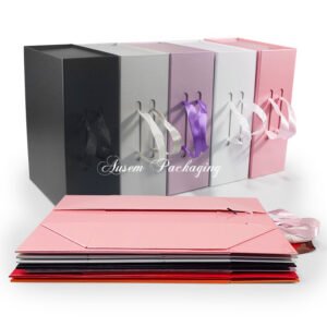 Foldable Gift Box with Handle
